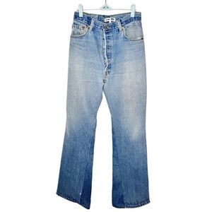 Re/done Levi Ultra High Rise Wide Flare Leg Vintage Jeans 26/34"